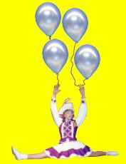 Tanzmariechen Karneval Luftballons