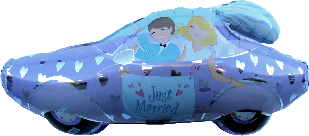 Folienballons: Wedding Car Hochzeit