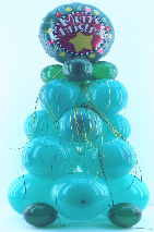 Weihnachtsdekoration mit Ballons