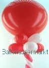 Ballondekoration-Karneval-Kakade-aus-Ballons