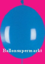 Girlandenballon-Kettenballon-Luftballon-Link-a-Loon-Hellblau
