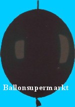 Girlandenballon-Kettenballon-Luftballon-Link-a-Loon-Schwarz