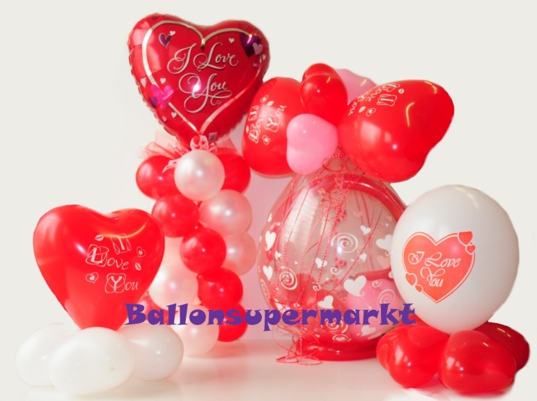 Valentinstag-Ballons
