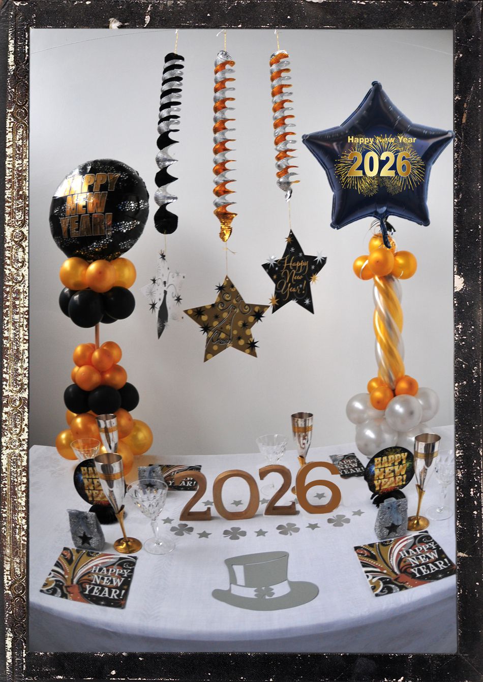 Dekoration Silvester originell 2