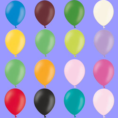 Farben der Luftballons in 30-33 cm