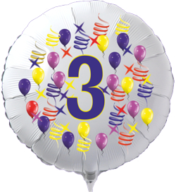 Folienballon-Kindergeburtstag-Junior-Zahl-3
