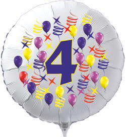 Folienballon-Kindergeburtstag-Junior-Zahl-4