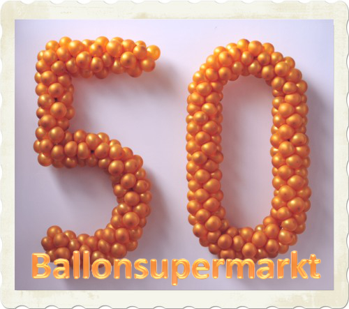 Geburtstagsballons-Ballondekoration-aus-Luftballons-zum-50.-Geburtstag