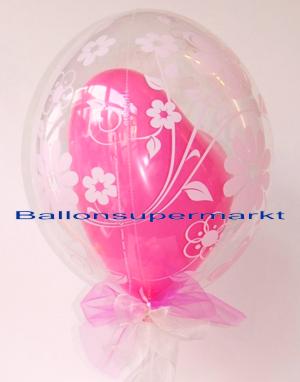 Bubble-Luftballon-mit-Herzluftballon-Hochzeit