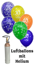 Luftballons mit Helium, Ballons Helium Sets zu Geburtstagen