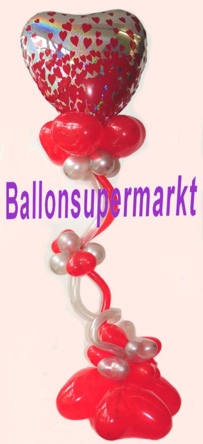 Ballondekoration-Herzluftballons-Herzballons