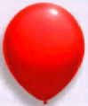 Luftballons 12 cm Rot