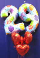 Luftballons Versand zum 29 Geburtstag