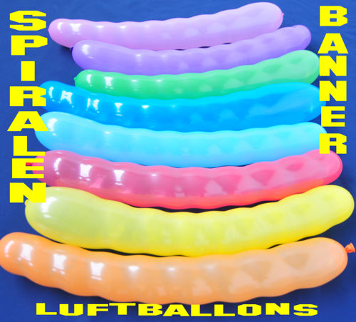 Spiralen-Banner-Luftballons