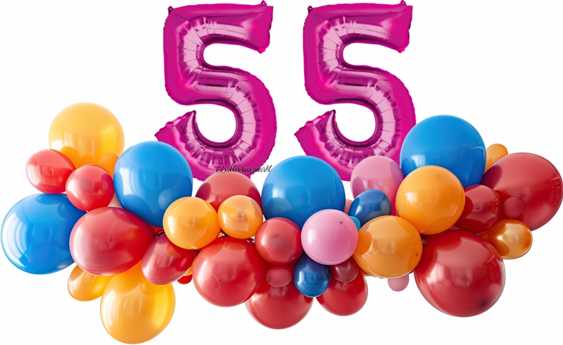 ballondeko-zum-55.-geburtstag