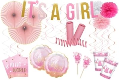Dekoration zur Geburt eines Mädchens