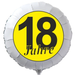 Folienballon Geburtstag Zahl 18