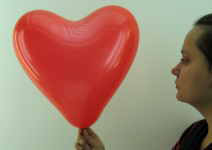 Herzluftballon 30 cm