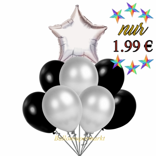 Silvester mit Ballons